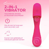 Erodit double sensation 2 in 1 vibrator. usb oplaadbaar