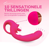 Erodit double sensation 2 in 1 vibrator. usb oplaadbaar