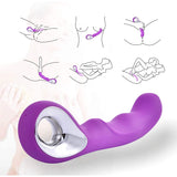 USB 0plaadbare G-spot vibrator paars