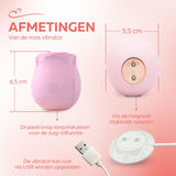 Erodit Siliconen Luchtdruk  Vibrator usb oplaadbaar