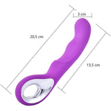 USB 0plaadbare G-spot vibrator paars