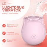 Erodit Siliconen Luchtdruk  Vibrator usb oplaadbaar