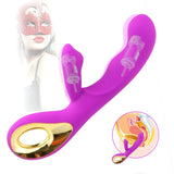 USB Oplaadbaar G-Spot Clitoris Vibrator Paars