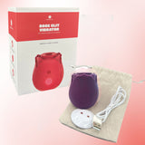 Erodit Siliconen luchtdruk vibrator  Paars, usb oplaadbaar