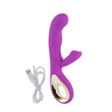 USB Oplaadbaar G-Spot Clitoris Vibrator Paars