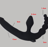 Erodit Strapless Triple Fun vibratie dildo