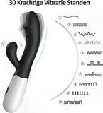 Erodit Tarzan dildo vibrator zwart,  inclusief batterijen