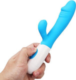 Erodit Tarzan dildo vibrator blauw, inclusief batterijen