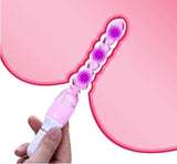 Erodit Flirting Anale Kralen Dildo Vibrator, inclusief batterijen