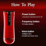 Erodit Luxe Pocket Pussy Masturbator,  usb oplaadbaar