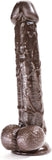 Erodit Giant Chocolate Dildo, 27 cm, inclusief glijmiddel