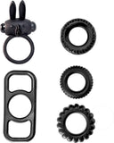 Erodit Vibrerende cockring set,  inclusief batterijen