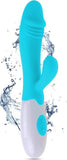Erodit Tarzan dildo vibrator blauw, inclusief batterijen