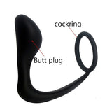 Erodit Siliconen buttplug cockring