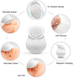 Erodit Bloem Roos clitoris stimulator,  usb oplaadbaar